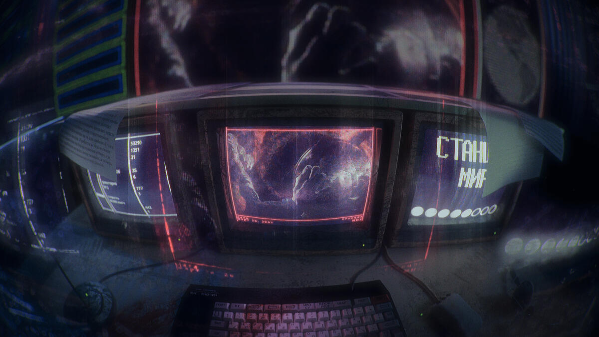 Smiling Ones On Space Station Mir